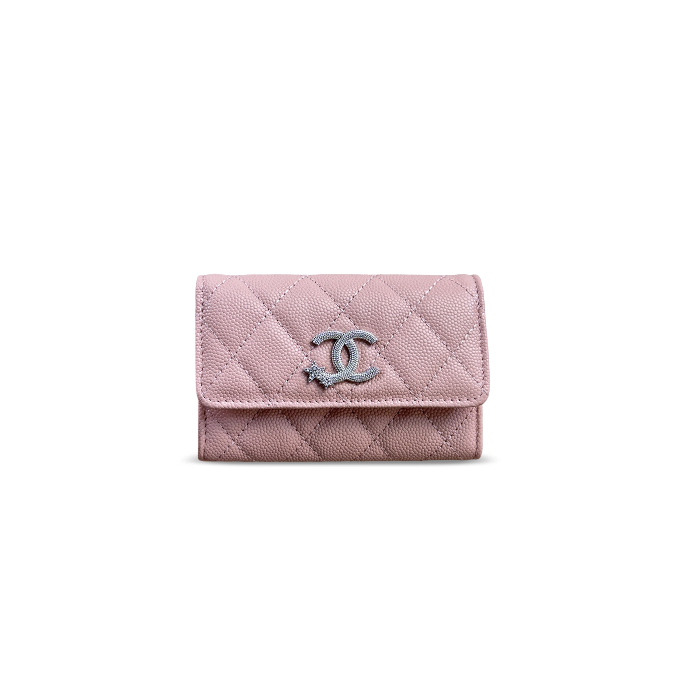 CHANEL 25B CC COMET LOGO FLAP CARD HOLDER AP4812 (11*8.5*3cm)